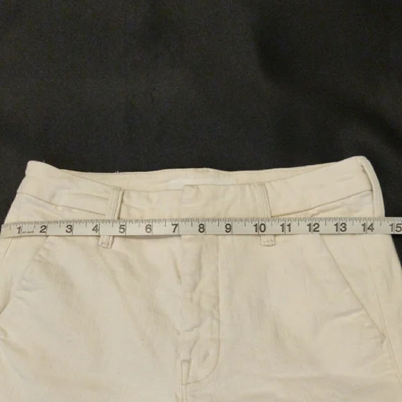 MOTHER. Women's White Frayed Hem Pants - Picture 11 of 16